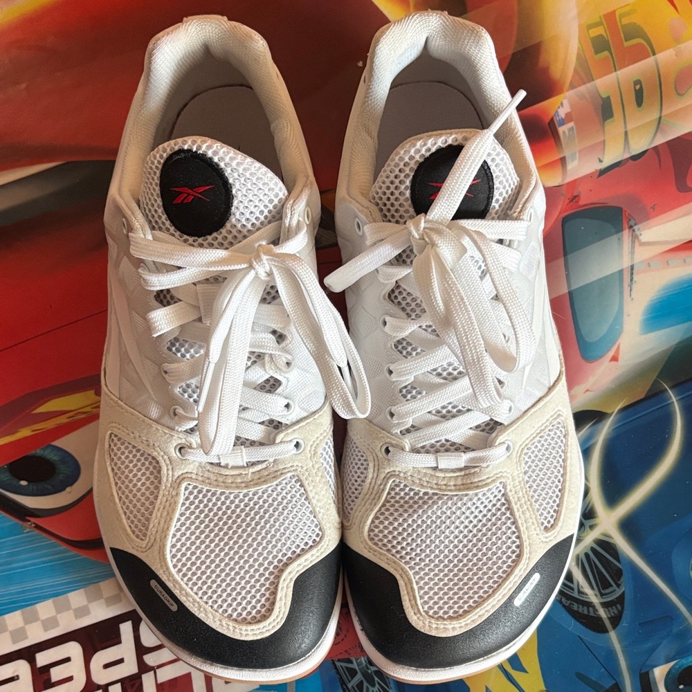 Reebok Nano 2.0 White and Black Mesh Sneakers. Never worn!
